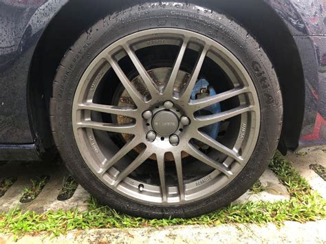 18” Original Prodrive Rims With Tyres Car Accessories Tyres And Rims On