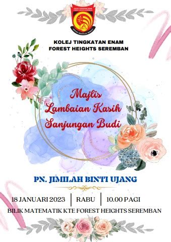 Buku Program Majlis Persaraan Pn Jimilah Wengsiong Flip Pdf