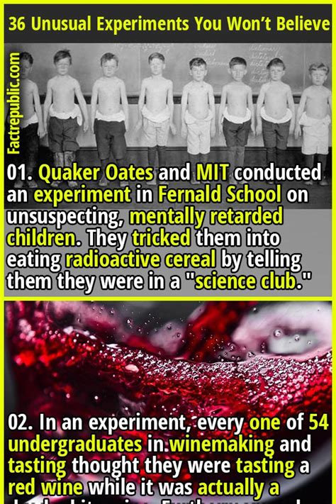 36 Unusual Experiments You Wont Believe Were Actually Conducted By