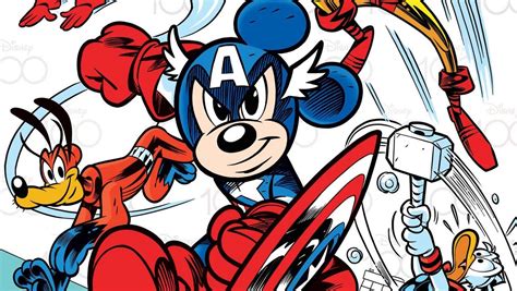 Celebrate 100 Years Of Disney With Marvel And Mickey Mouse Mashup