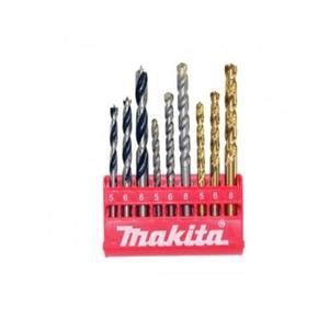 Kit Makita Jogo De Brocas Completo Para Madeira Concreto E Metal 9