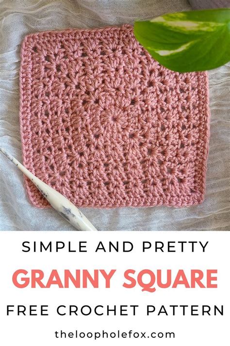 The No Holes Sc Square Free Pattern Artofit