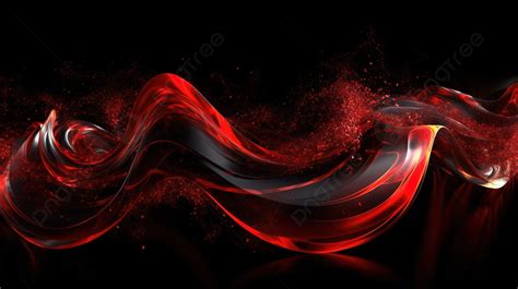 Black And Red Abstract Wallpaper