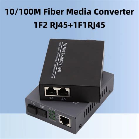 Netlink 10100m Fiber Media Converter 1fiber 1rj451fiber 2rj45 Sc