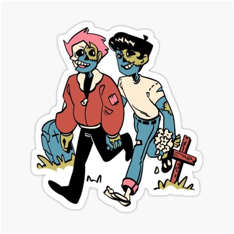 Gay Mlm Zombies Sticker For Sale By Kyri Redbubble