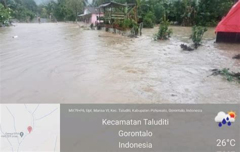 Desa Puncak Jaya Taluditi Diterjang Banjir Setinggi 1 Meter 60 Rumah