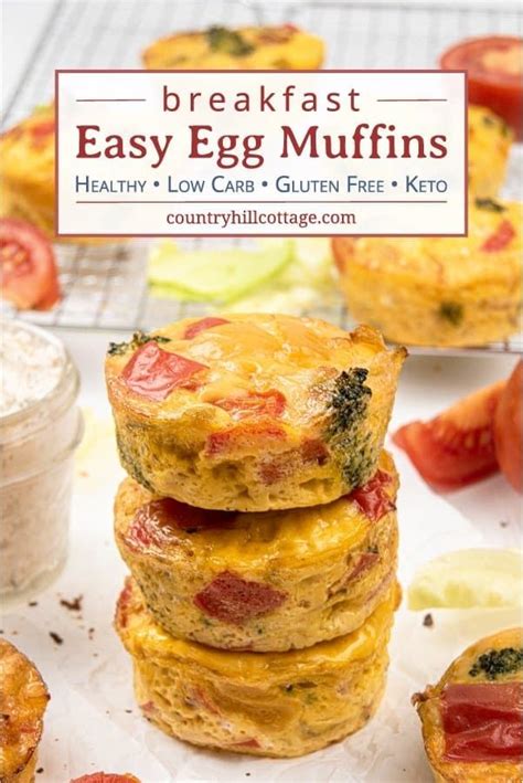 Breakfast Easy Egg Muffins Healthy Low Carb Gluten Free Keto