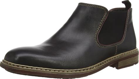 Rieker Herren B Chelsea Boots Schwarz Nero Bordeaux