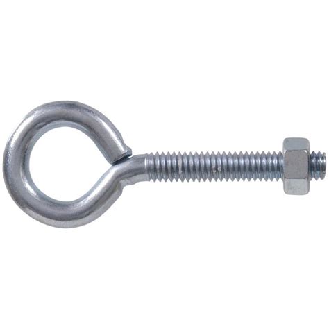 Hillman 5 16 In Zinc Plated Coarse Thread Eye Bolt 10 Count At Lowes