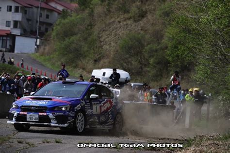 Arai Toshihiro Tanaka Naoya Subaru Wrx Sti Kumakogen Rally