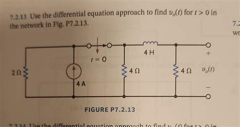 Solved 7 2 13 Use The Differential Equation Approach To Find Chegg