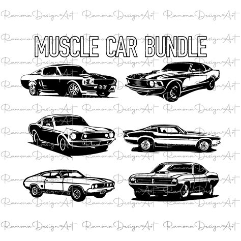 Muscle Car Svg American Car Sport Car Vehicles Engine Car Etsy