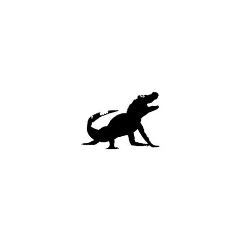 Crocodile icon. Simple style zoology science poster background symbol ...