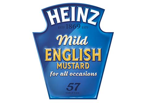 Mild English Mustard Sauce Label Illustration On Behance