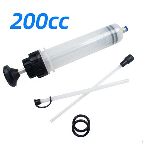 200cc Syringe For Car Oil Fluid Extractor Filling Oil Change Bottle