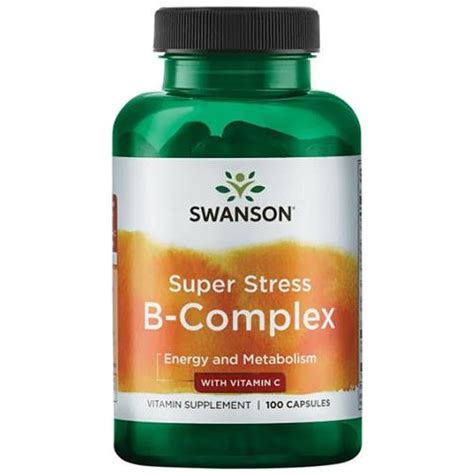 Complesso B Con Vitamina C Mg Capsule Swanson Health Products