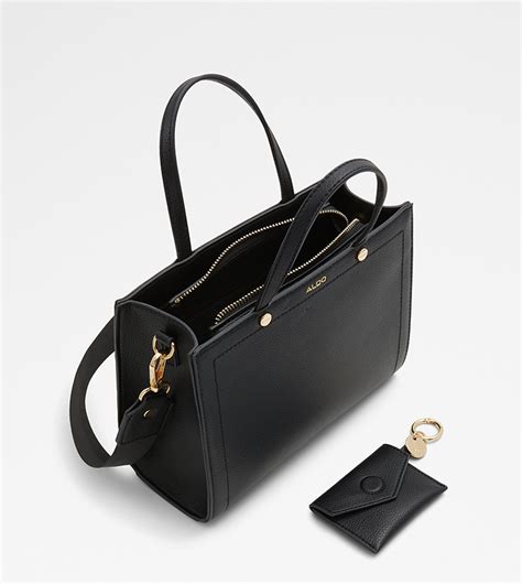 Buy Aldo SINCERELY Metallic Satchel Bag In Black | 6thStreet UAE