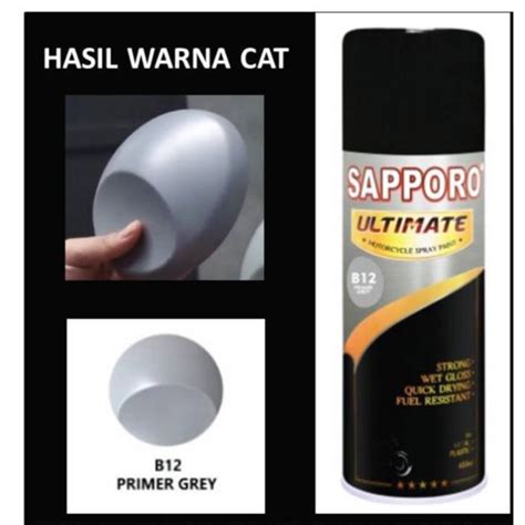 Jual Cat Semprot Pilok Sapporo Ultimate Primer Grey Epoxy Shopee