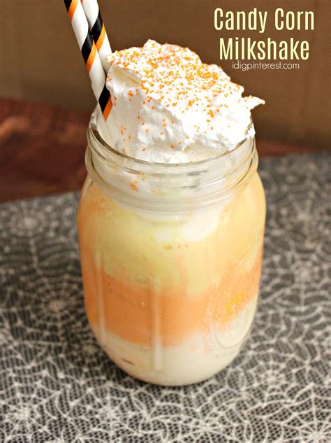 Candy Corn Milkshake I Dig Pinterest