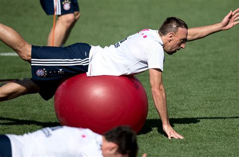 FC Bayern München Franck Ribéry und Co treiben Schabernack beim