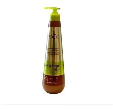 Pack 5 Shampoo Revitalizante Macadamia Oil Rocco 500ml Cuotas sin interés