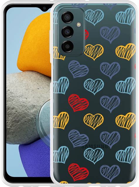 Samsung Galaxy M23 Hoesje Doodle Hearts Designed By Cazy Bol