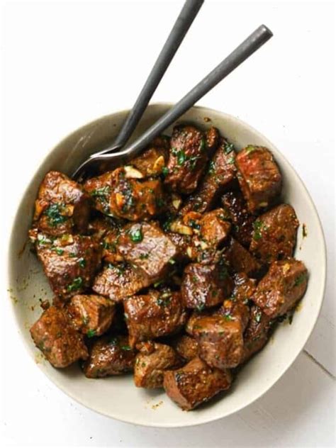 Garlic Herb Steak Bites Salima S Kitchen