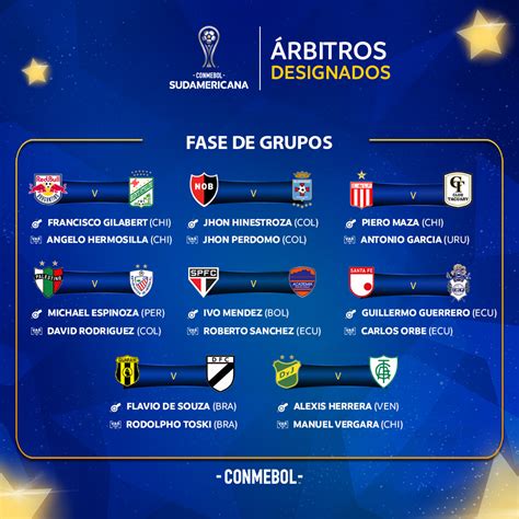 N Mina De Rbitros Para La Conmebol Sudamericana Conmebol