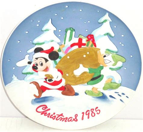 Walt Disney Productions Collector Plate Mickey Mouse Donald Duck