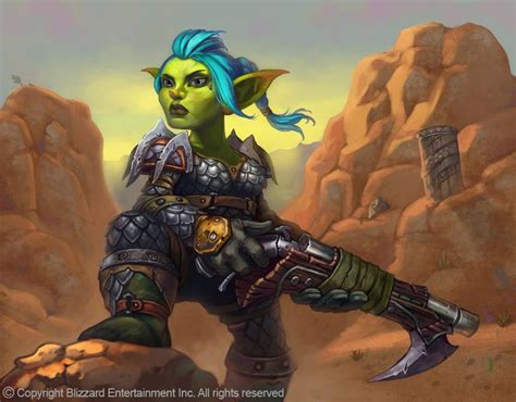 World Of Warcraft Goblin Warcraft Art Character Illustration Goblin Art