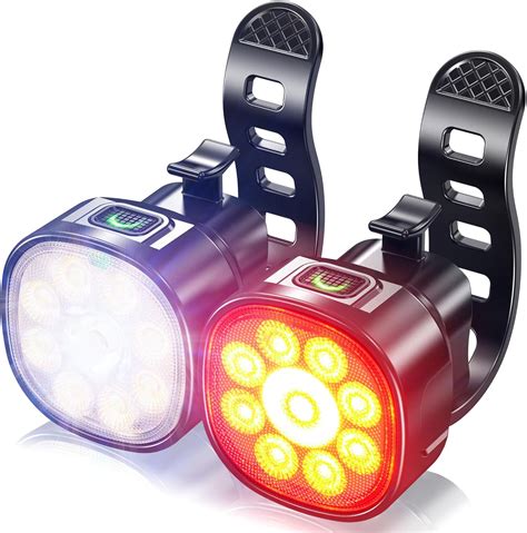 Usb Rechargeable Bike Lights Setip Waterproof Mountain Road