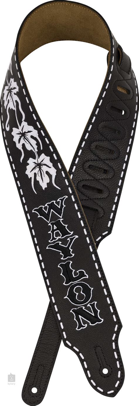 Fender Waylon Jennings Signature Strap Black Gitarrengurt Kytary De