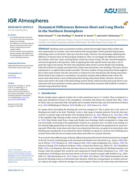 Dynamical Differences Between Short And Long Block