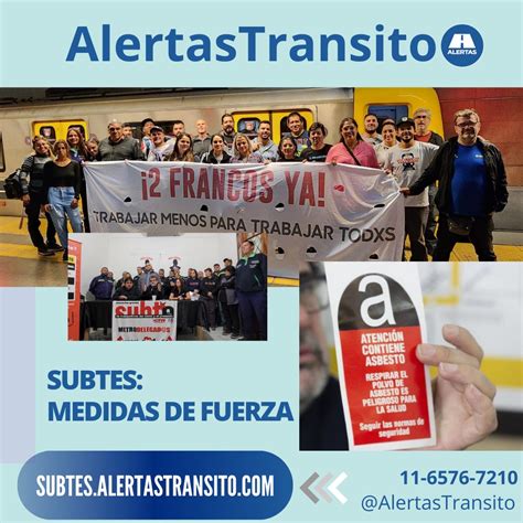 Alertas Transito On Twitter Subtes Medidas De Fuerza Ltimo