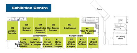 Exhibition Centre Map | NSW Caravan Camping Holiday Supershow