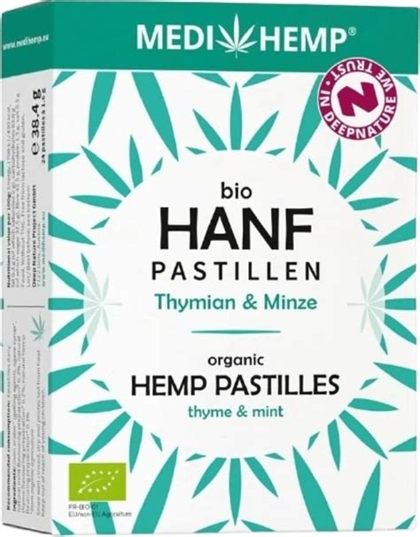 Hanfpastillen Bio 24 Pastillen MEDIHEMP VitalAbo