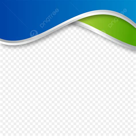 Green Abstract Wave Vector Hd PNG Images, Abstract Border Header For Flyer Blue Green Wave ...