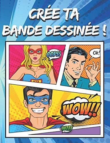 Crée ta bande dessinée 100 planches à remplir BD vierge pour