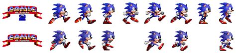 Sonic Running Sprite