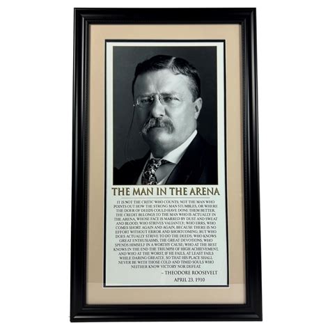 Theodore Roosevelt The Man In The Arena Heritage Caa