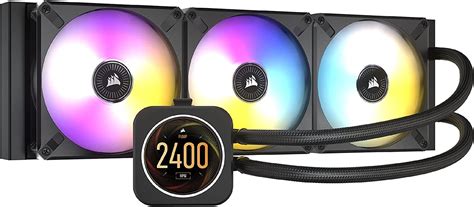 Corsair Icue H I Elite Lcd Display Liquid Cpu Cooler Custom Ips Lcd