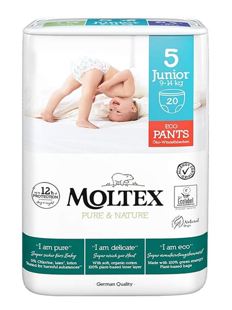 Moltex Pure Nature Junior öko bugyipelenka 9 14 kg 20 db