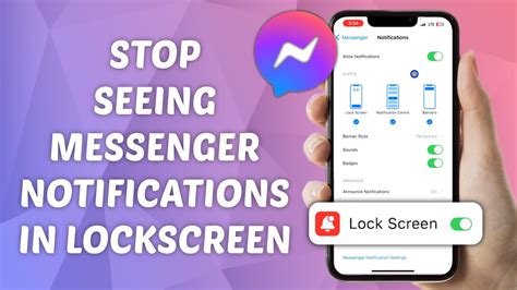 How To Stop Seeing Messenger Notifications In Lockscreen On IPhone