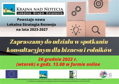 Powstaje nowa Lokalna Strategia Rozwoju na lata 2023 2027 Aktualności