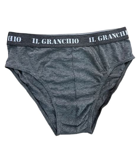 Il Granchio 6 Pezzi Slip Uomo Con Elastico Esterno Loggato In Cotone