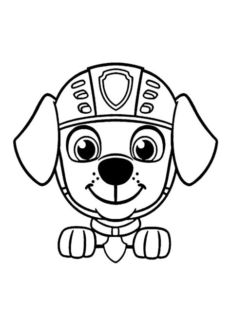 Zuma Paw Patrol Coloring Pages