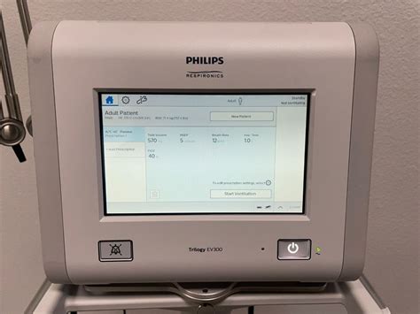 Used PHILIPS Trilogy EV300 Ventilator For Sale DOTmed Listing 4952355