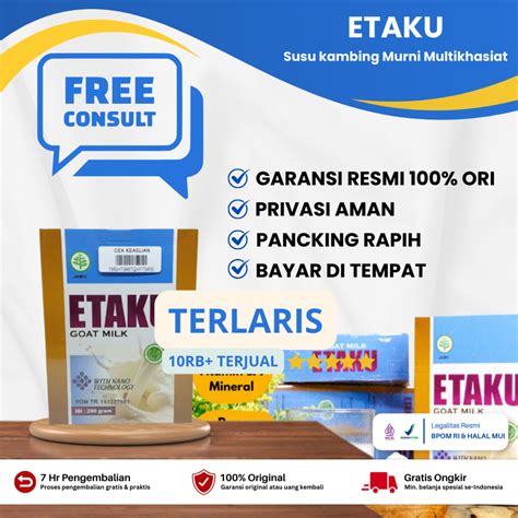 Jual Walatra Etaku Goat Milk Asli Susu Kambing Murni Alami