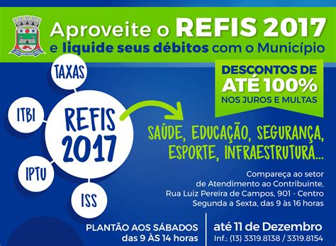 Aproveite Os Descontos Do Refis E Regularize Seus D Bitos O