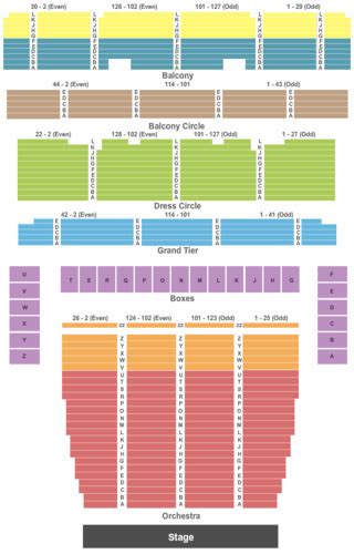 Sf Nutcracker Seating Chart A Visual Reference Of Charts Chart Master